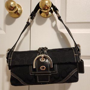Black Vintage Coach Purse